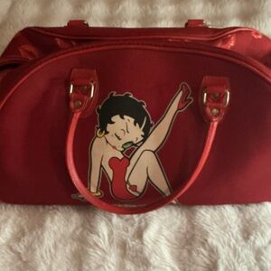 Betty Boop Red Travel Bag